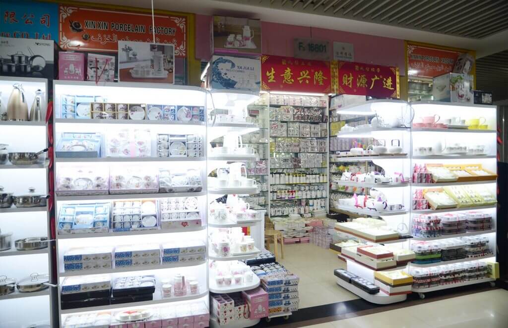 Ceramics in District 2 of Yiwu Market